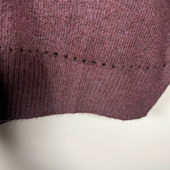 Torrid Vegan Cashmere Maroon Knit Cardigan Sweater Size 2X - Picture 5 of 13